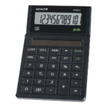 Calculator de buzunar cu 10 cifre cu alimentare solară Genie 11765