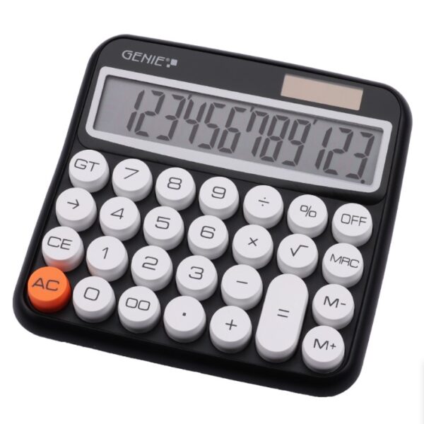 Calculator de birou 12 cifre cu alimentare dublă Genie 1277