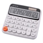 Calculator de birou 12 cifre cu alimentare dublă Genie 1277