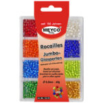 Mărgele Rocailles 2,5mm, 60g, 8 culori Meyco 132-10