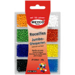 Mărgele Rocailles 2,5mm, 60g, 8 culori Meyco 132-10