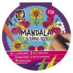 Carte de colorat Mandala 25 de coli Moxy 150080