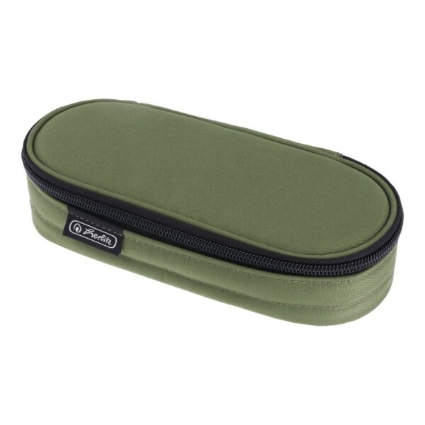 Penar etui oval verde măsline Herlitz 50038411