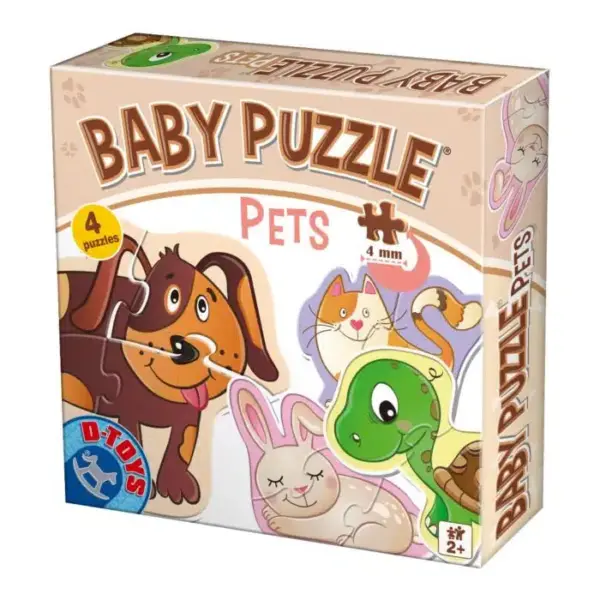 Baby Puzzle – Animale de companie D-Toys 71255