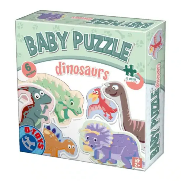 Baby Puzzle – Dinozauri D-Toys 73075