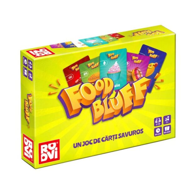 Joc de Cărți Food Bluff – Joc de deducție pentru Întreaga Familie D-Toys 79206