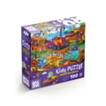 Puzzle copii, 100 piese D-Toys 79619