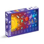 Edu Puzzle 240 Harta Europei/ Planete D-Toys 79251