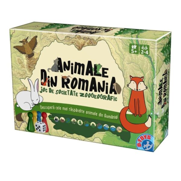 Joc Animale din România – Joc de societate D-Toys 76243