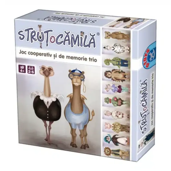 Joc Struțocămila – Joc de cooperare și de memorie D-Toys 75369