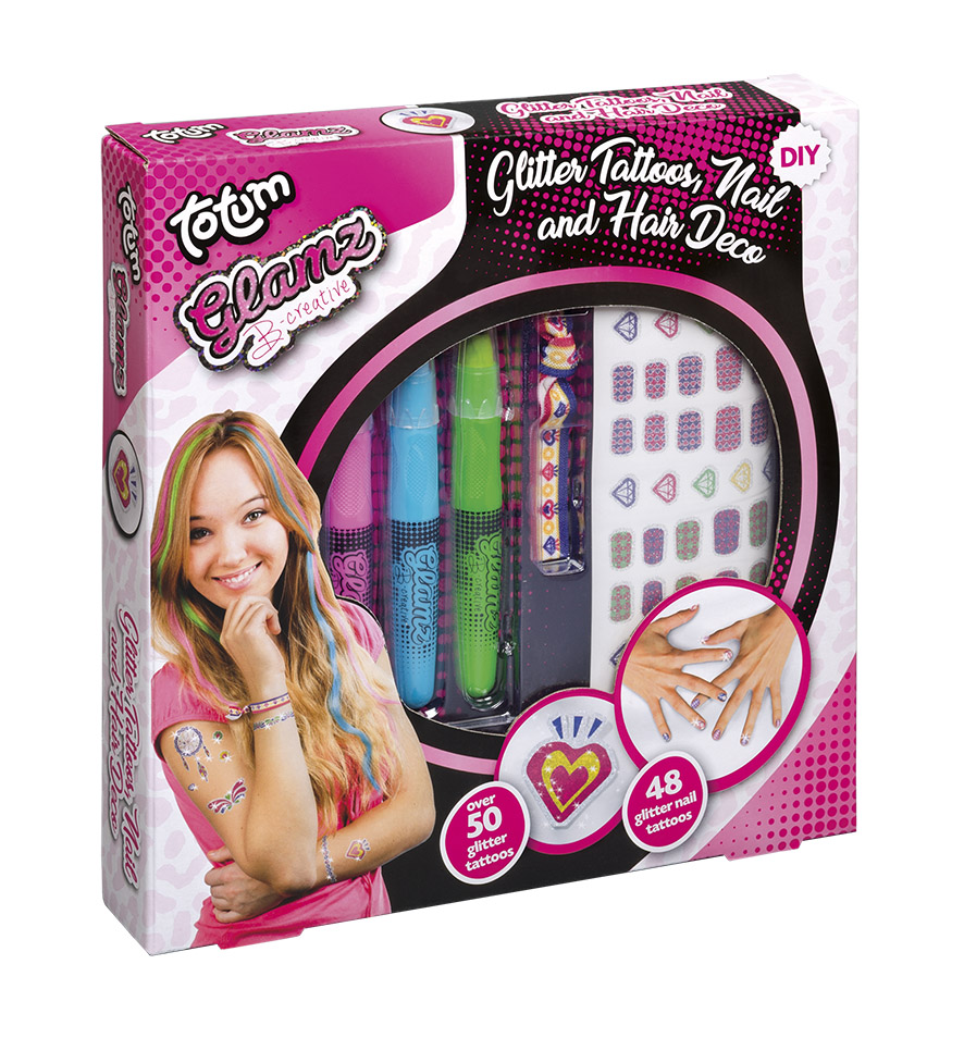 Set Glamz Tatuaje, Unghii & Păr Totum 050020