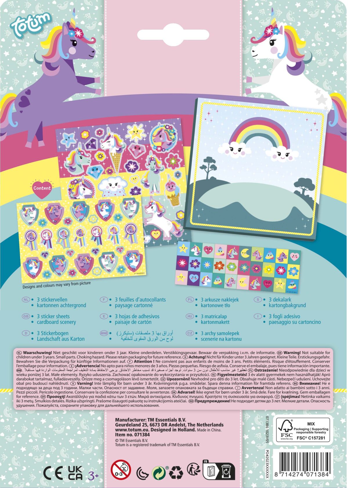 Set de Stickere Unicorn Totum 071384