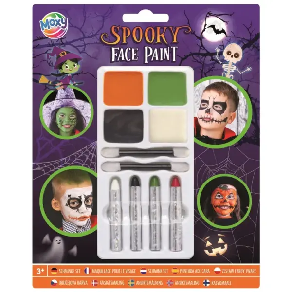 Set Pictură pe Față Spooky Face Moxy 820001