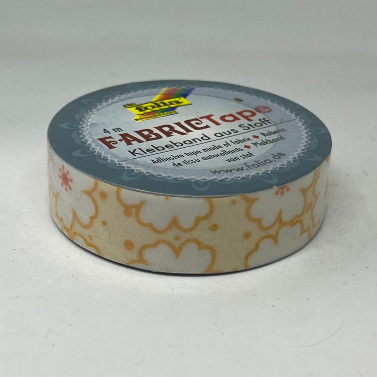 Fabric tape set 15 mm x 4 m Folia 27001