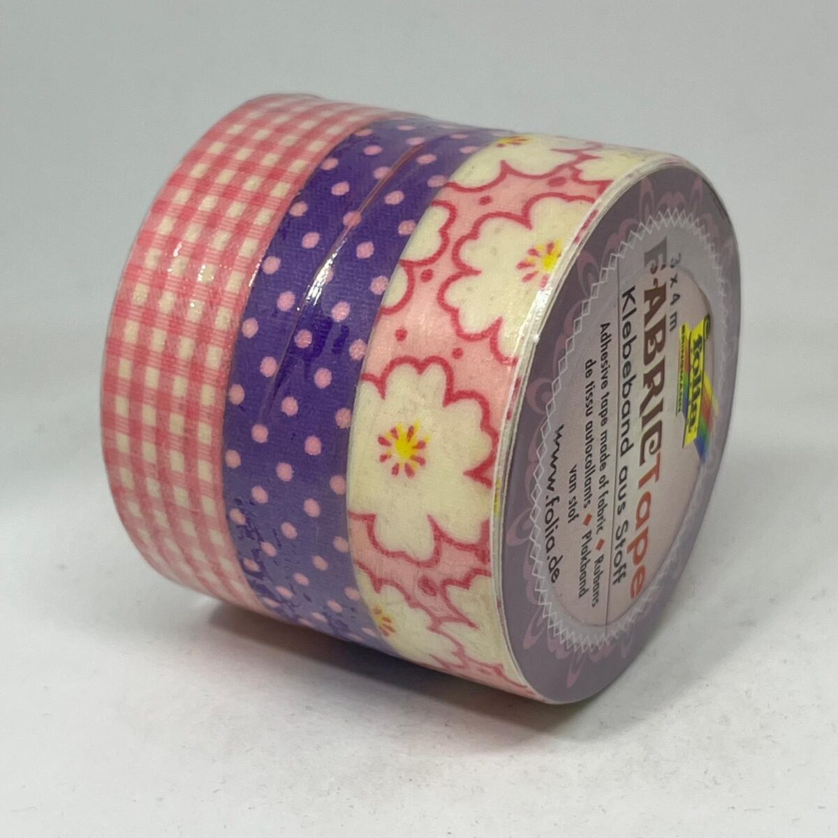 Fabric tape set 3 x 4 m Folia 27303