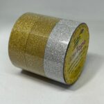 Washi tape Glitter set 3 x 5 m Folia 28301