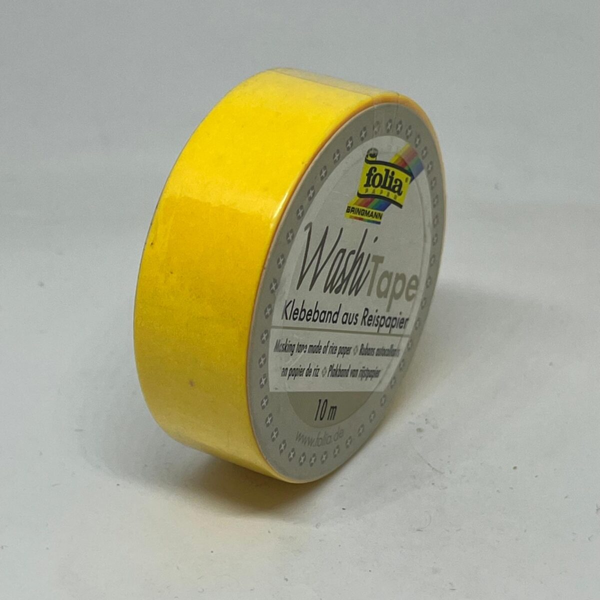 Washi tape galbenă Folia 26062