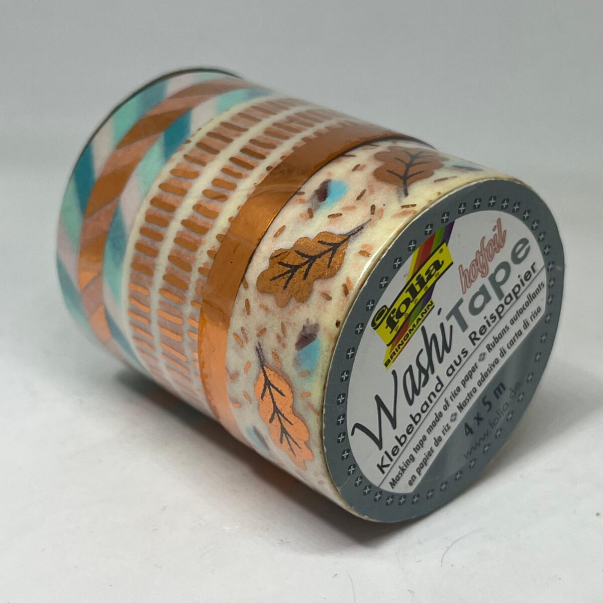 Washi tape hotfoil set 4 x 5 m Folia 26428