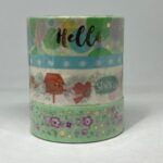 Washi tape hotfoil set 4 x 5 m Folia 26435