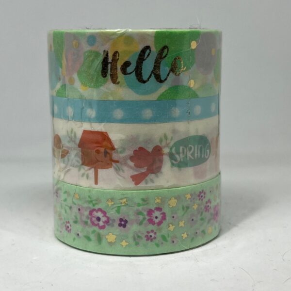 Washi tape hotfoil set 4 x 5 m Folia 26435