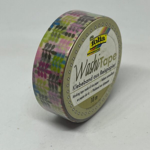 Washi tape ramuri multicolore Folia 26050