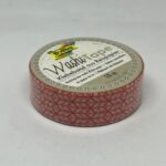 Washi tape roșie motiv geometric Folia 26039