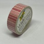 Washi tape roșie motiv linii Folia 26040