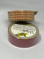 Washi tape roz cu buline Folia 26015