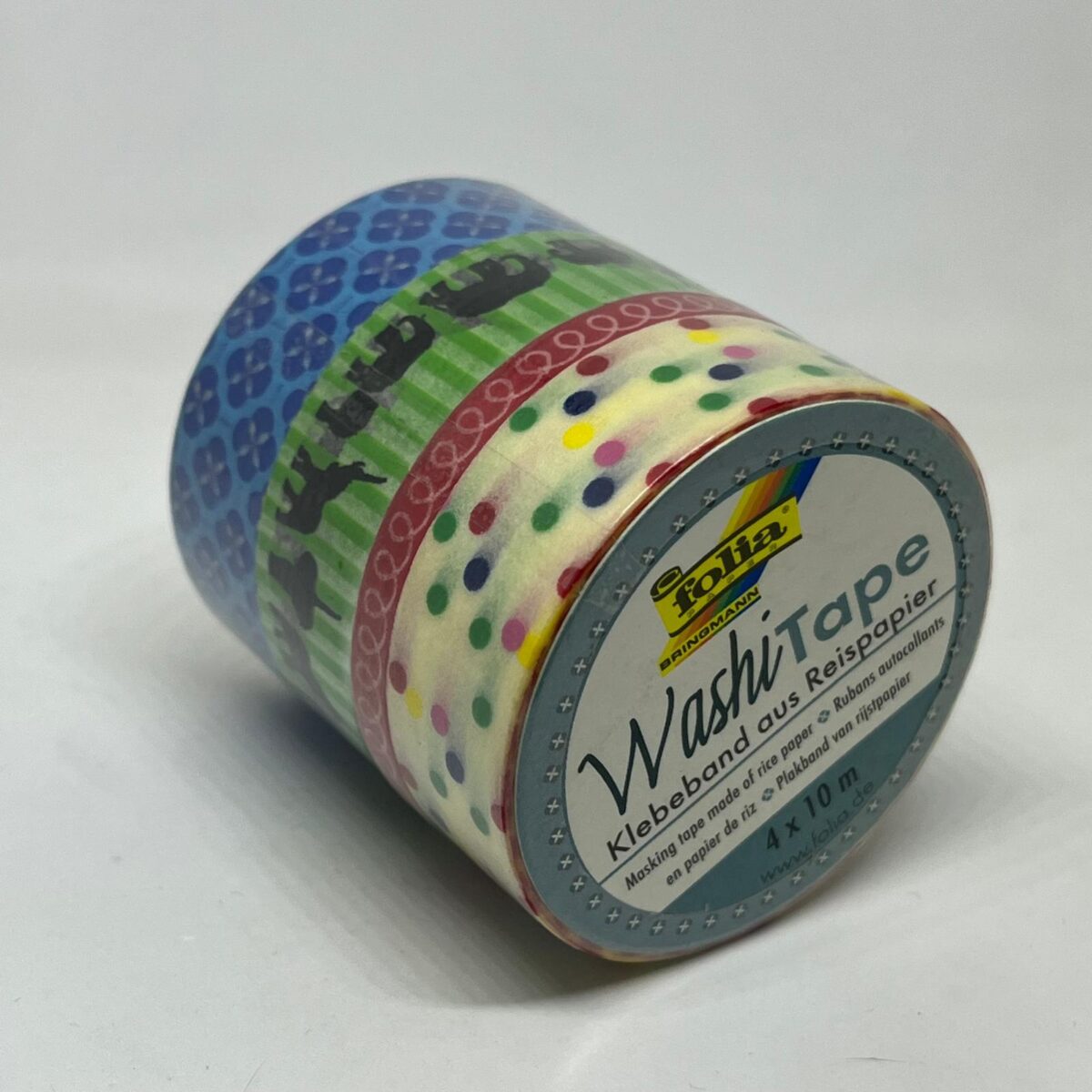 Washi tape set 4 x 10 m Folia 26404