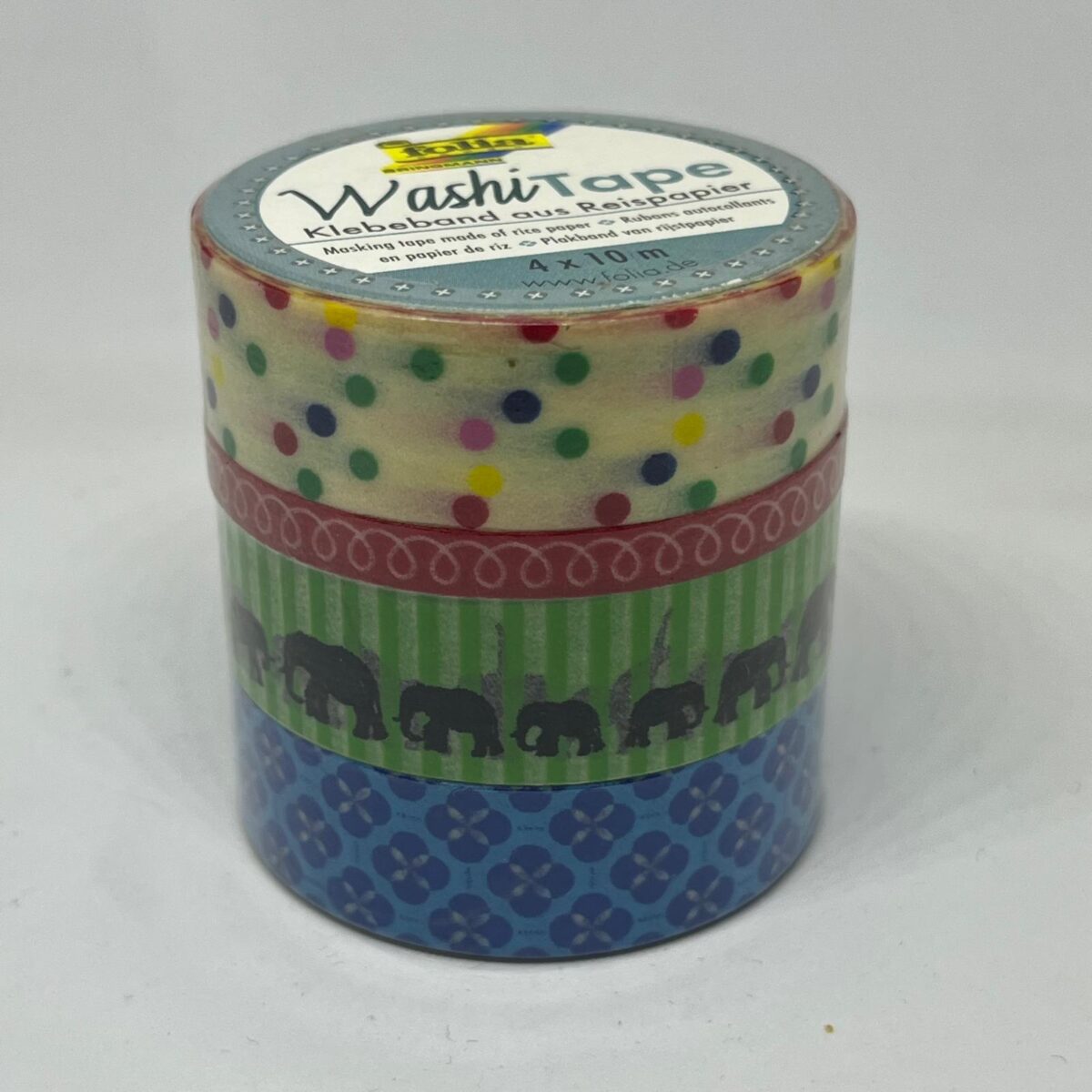 Washi tape set 4 x 10 m Folia 26404