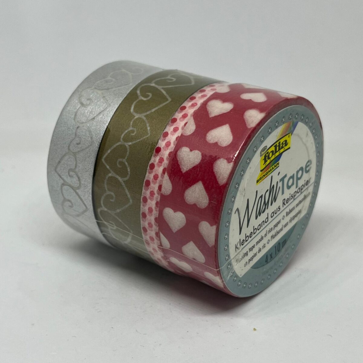 Washi tape set 4 x 10 m Folia 26407