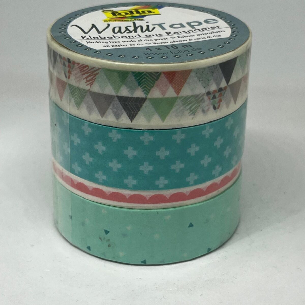 Washi tape set 4 x 10 m Folia 26419