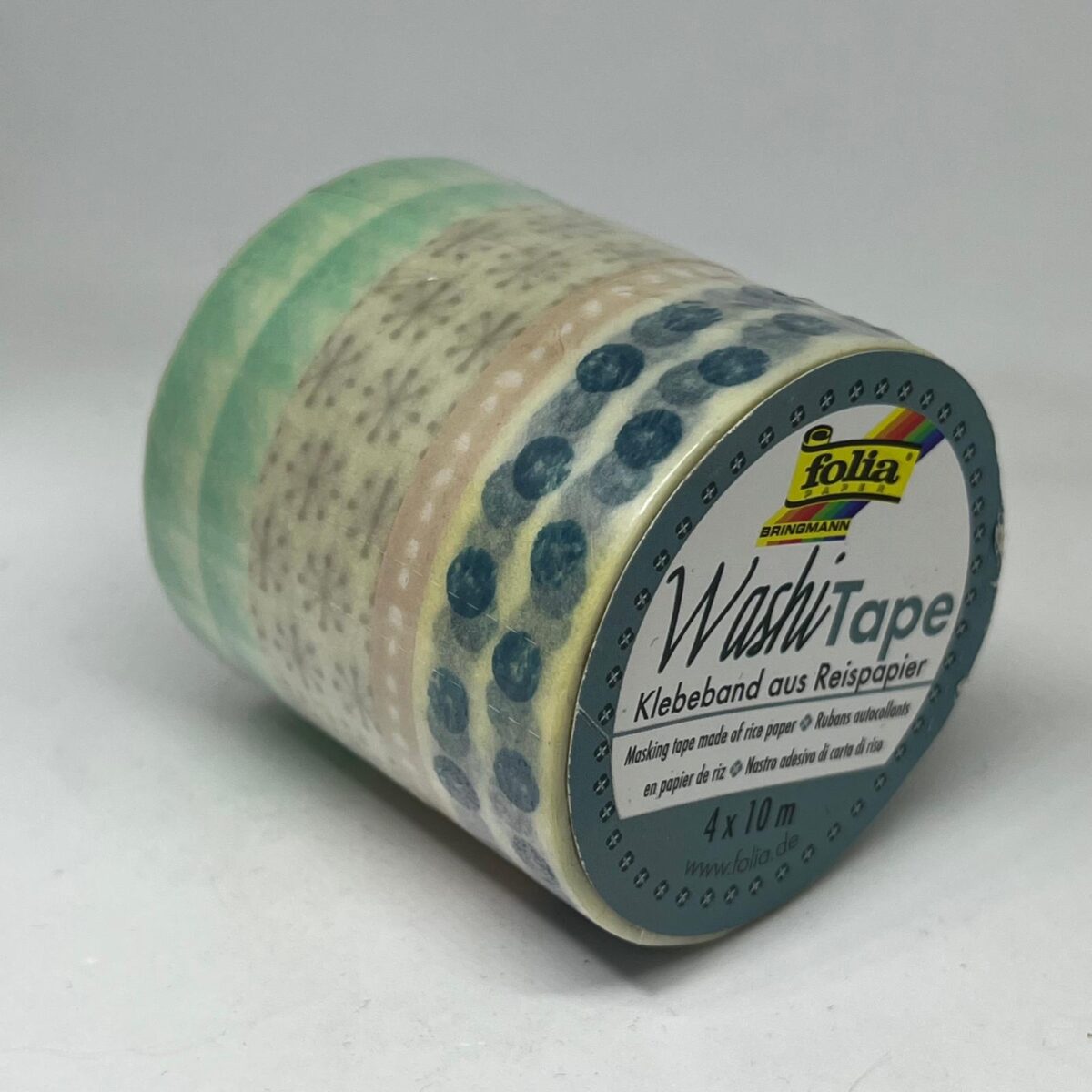 Washi tape set 4 x 10 m Folia 26423