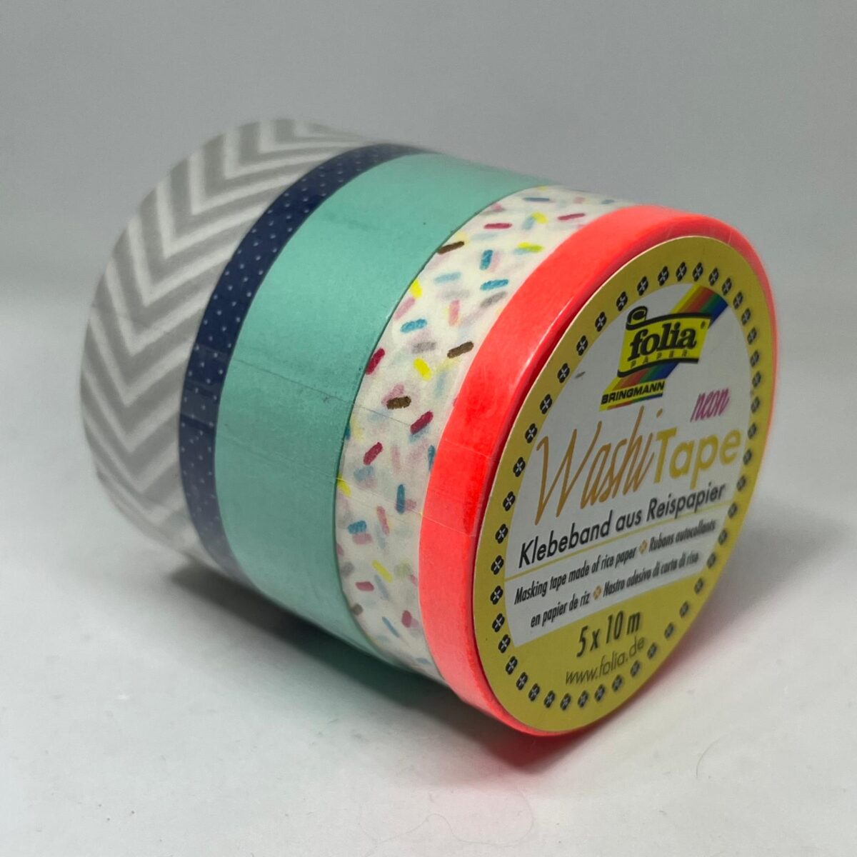 Washi tape set 5 x 10 m Folia 26440