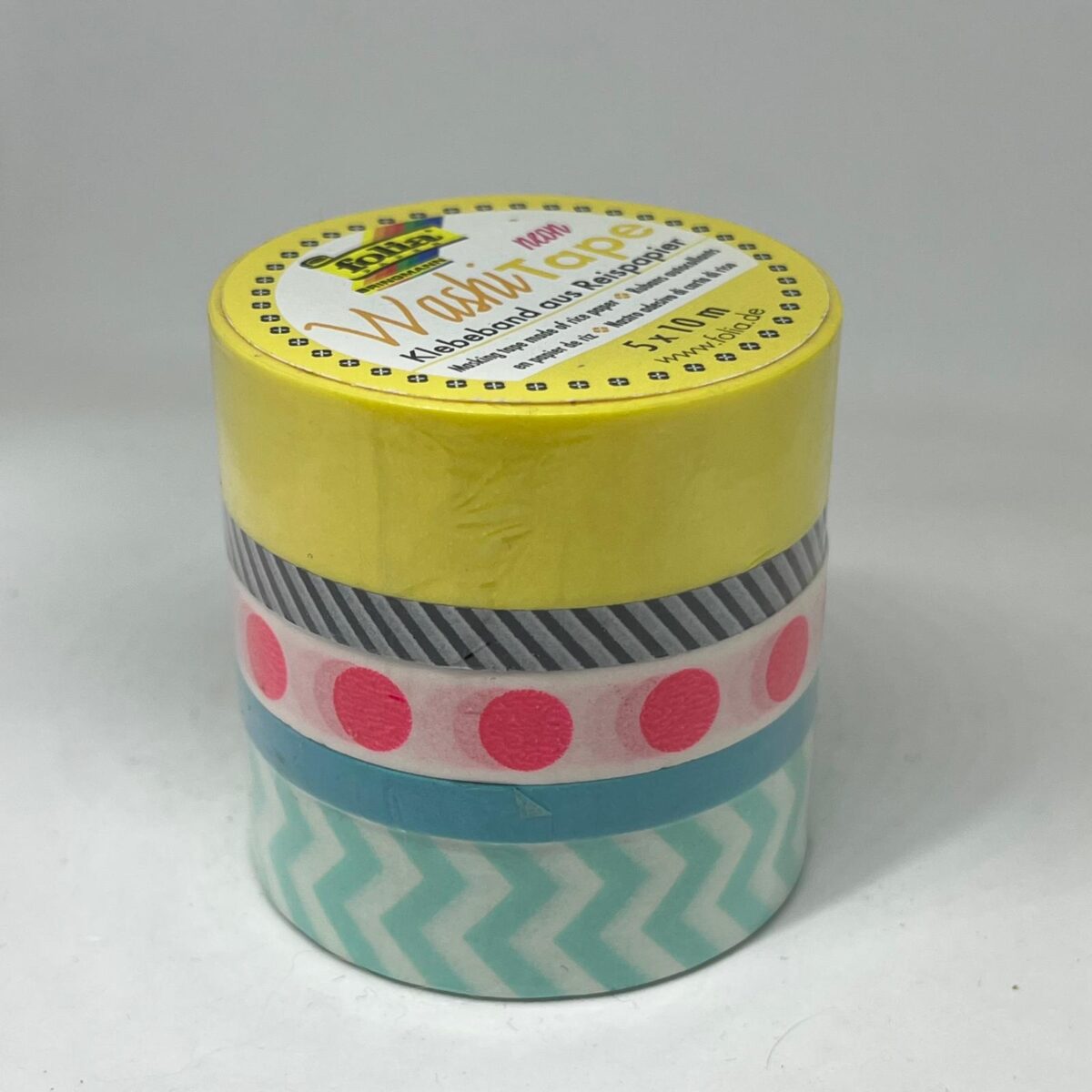 Washi tape set 5 x 10 m Folia 26442