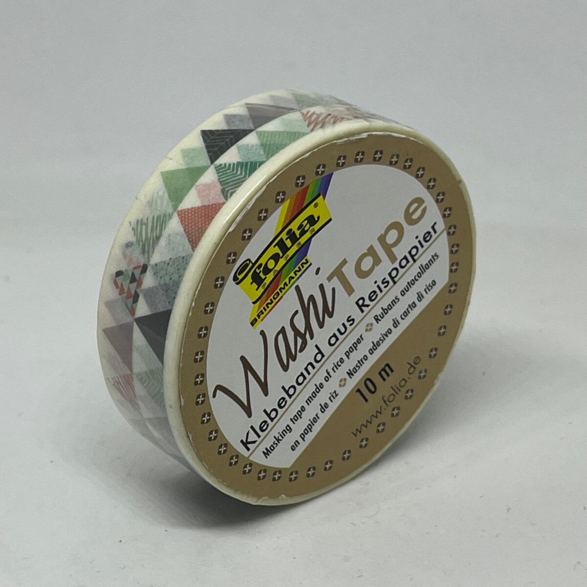 Washi tape triunghiuri multicolore Folia 26066