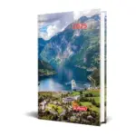 Agendă datată zilnică 2025 format A5 352 pagini Fjords