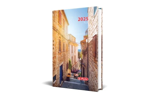 Agendă datată zilnică 2025 format A5 352 pagini Meditarranean Village