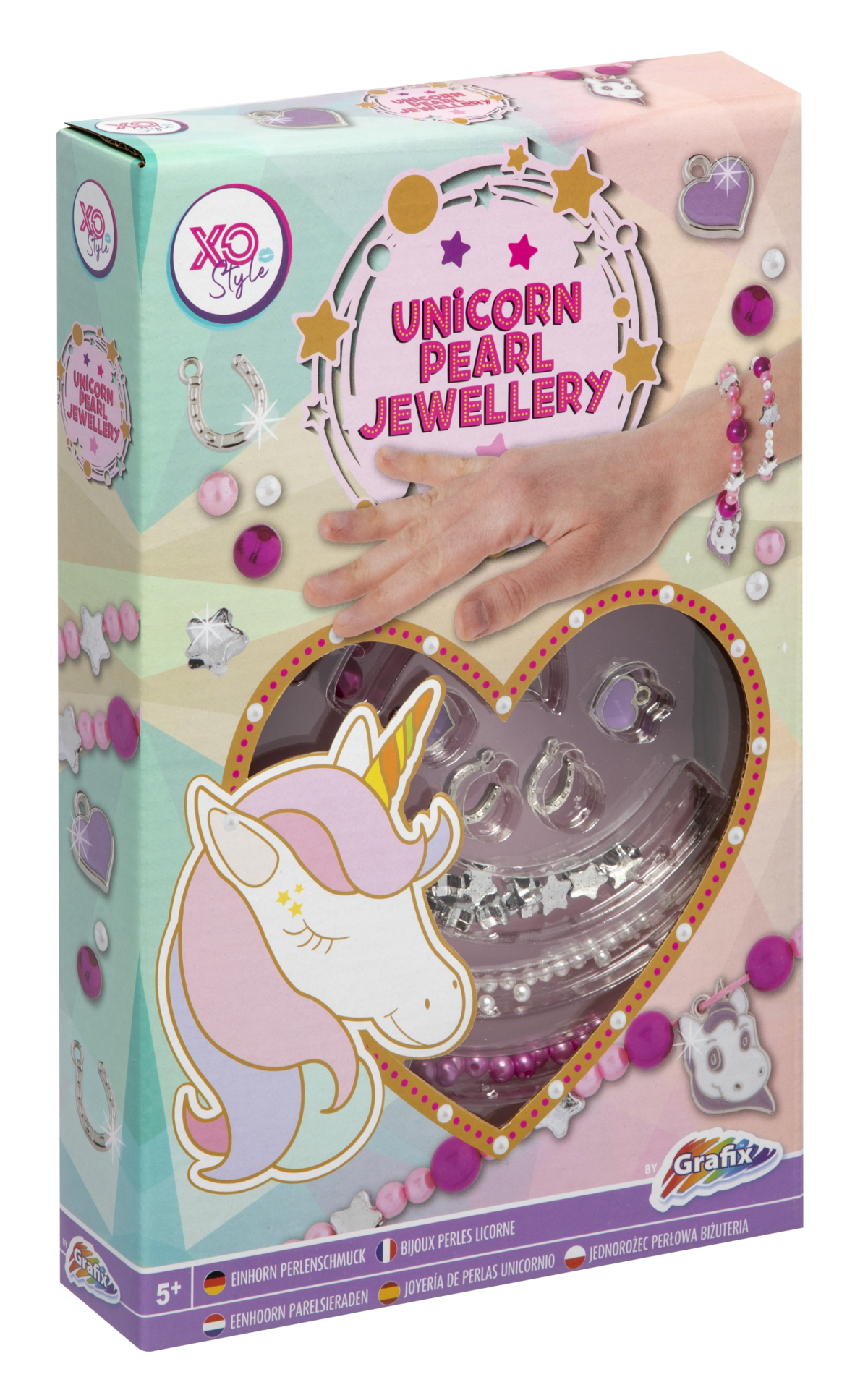 Set creație bijuterii cu perle Unicorn Moxy 240008