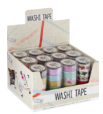 Set 6 washi tape CraftID CR0518/23GE diferite modele