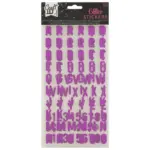 Set stickere alfabet cu sclipici CraftID CR0836/22GE