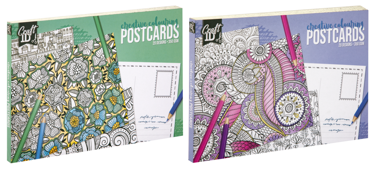 Bloc de colorat Postcards Craft Sensation CR1183/GE