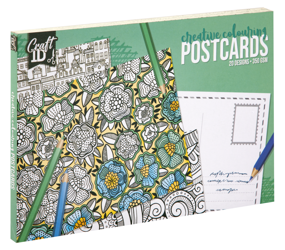 Bloc de colorat Postcards Craft Sensation CR1183/GE