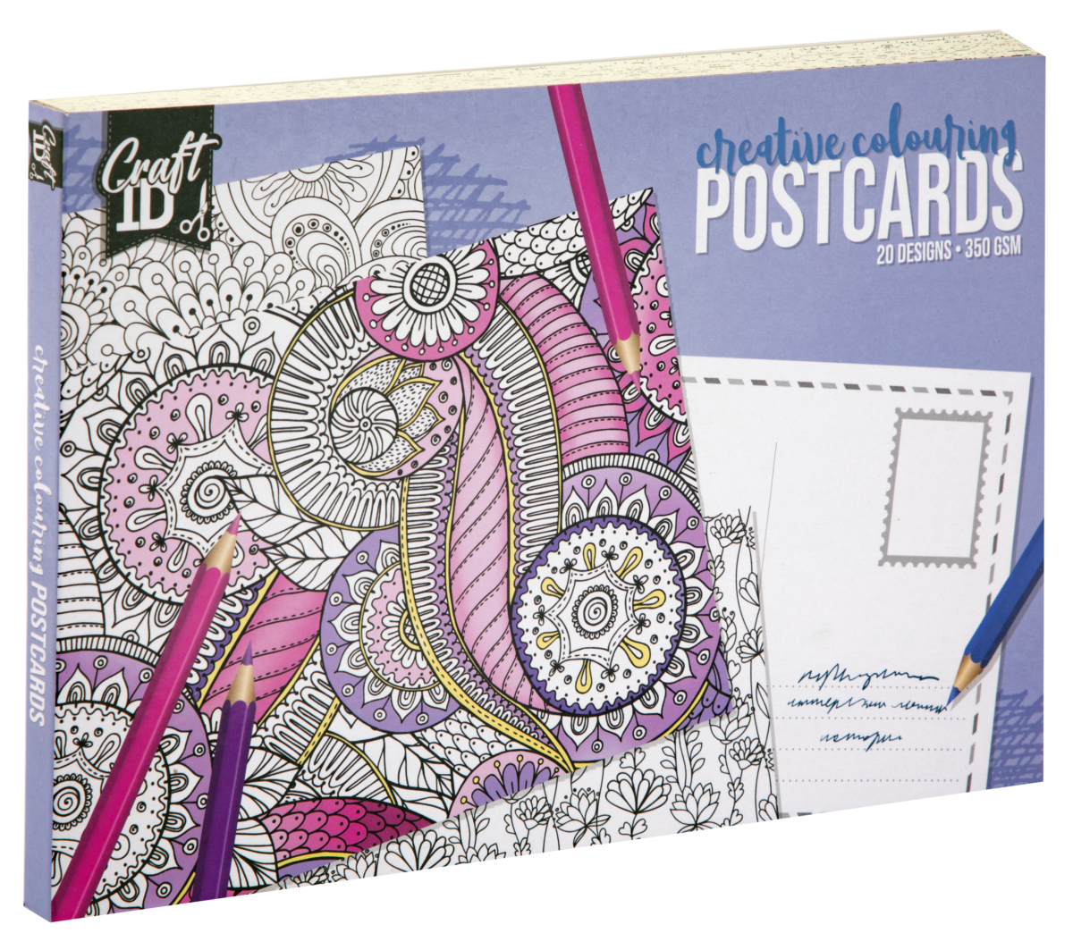 Bloc de colorat Postcards Craft Sensation CR1183/GE