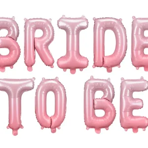 Balon din folie satinată BRIDE TO BE PartyDeco FB35S-081