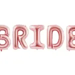 Balon din folie satinată BRIDE PartyDeco FB55S-019R