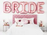 Balon din folie satinată BRIDE PartyDeco FB55S-019R