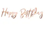 Banner HAPPY BIRTHDAY 16x62cm PartyDeco GRL75