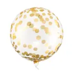 Balon Orbs cu puncte aurii 40cm PartyDeco ORB16-2-019