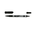 Marker permanent Pilot Twin Begreen 0.4 mm varf rotund